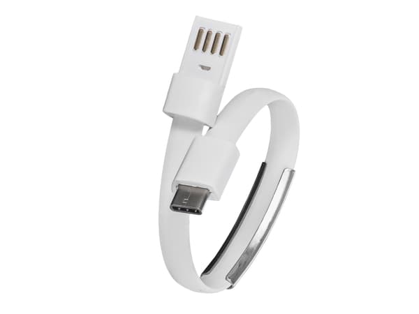 Akyga AK-AD-47 - USB-adapter - USB (hane) till USB-C (hane) - USB 3.0 - 23 cm - vit