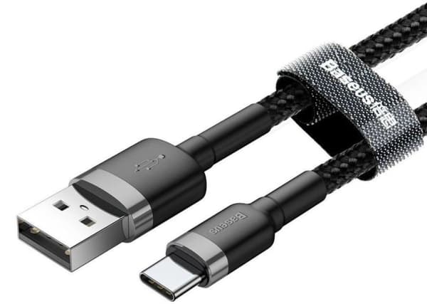 Baseus Cafule, 0,5 m, USB A, USB C, USB 2.0, 0,48 Gbit/s, Svart