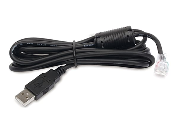 APC - USB-kabel - USB (hann) til RJ-45 (10-kontakts) (hann) - 1.8 m - svart - for Back-UPS LS 500