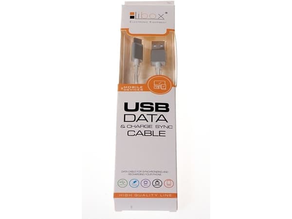 Libox USB-A - USB-A USB-kabel 1 m Hvit (LB0098)