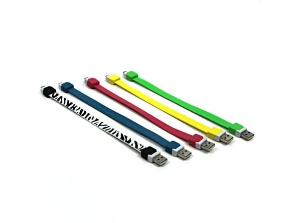 USB-logotyp USB-A - microUSB-kabel 0,25 m Rosa