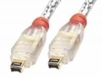 Lindy Premium FireWire-kabel 4/4, 10m, Hanstik/Hanstik, 10 m