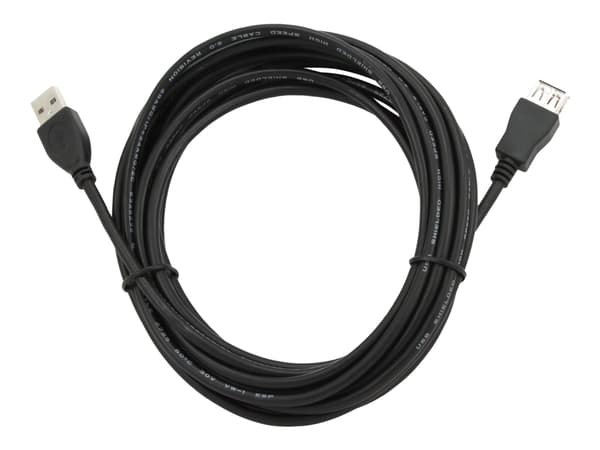 Gembird CCP-USB2-AMAF-15C - USB-förlängningskabel - USB (hona) till USB (hane) - USB 2.0 - 4.5 m - formpressad - svart