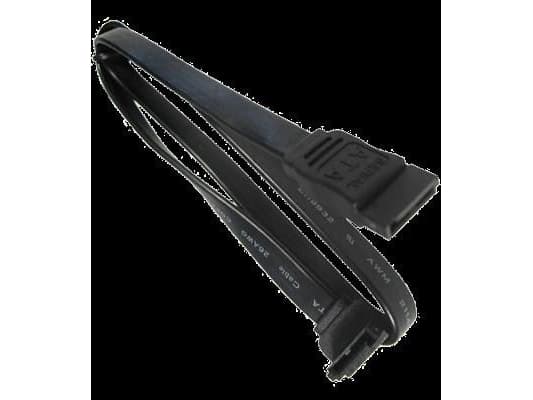 Komplett - SATA-kabel - Serial ATA 150/300 - SATA (R) rak till SATA (R) nedåtvinklad - 50 cm