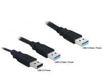 Delock - USB-kabel - USB typ A (hane) till USB (endast ström), USB typ A (hane) - USB 3.0 - Kina