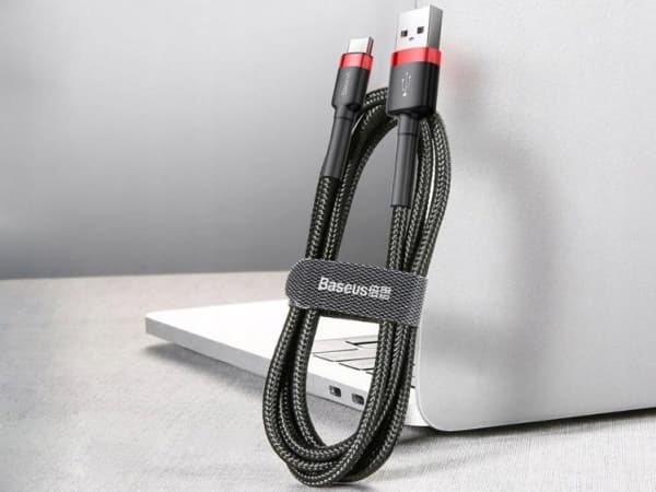 Baseus CATKLF-A91, Sort, USB A, USB C, 0,5 m, Hankjønn, Hankjønn