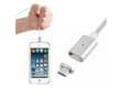 Miniatyrbild 5 av 5: Maclean MCE160 Metal magnetic data cable 1m micro USB Quick & Fast Charge silver - IKKE med lightning adapter
