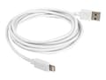 Miniatyrbilde 1 av 5: NewerTech Premium - Lightning-kabel - USB hann til Lightning hann - 2 m - hvit