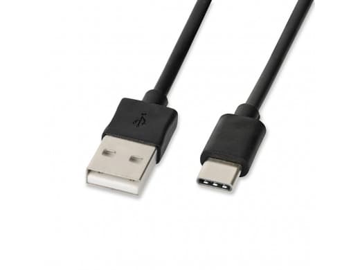 iBOX IKUMTC - USB-kabel - USB (hane) till USB-C (hane) - 2 A - 1 m - svart