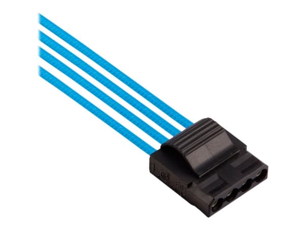 CORSAIR Premium yksilöllisesti suojattu pro kit (Type 4, Generation 4) - Strømkabelpakke - blå