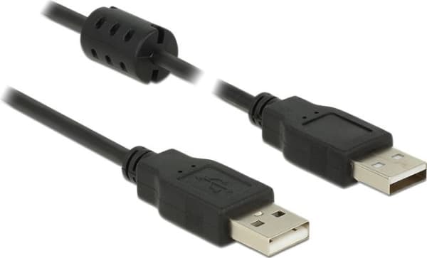 Delock - USB-kabel - USB (hane) till USB (hane) - USB 2.0 - 3 m - svart