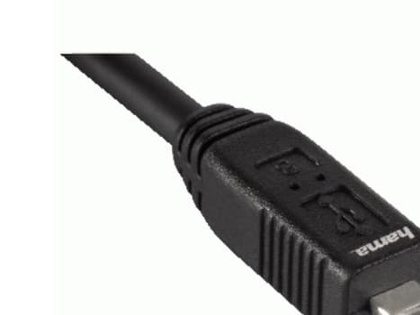 Hama - USB-kabel - USB (hann) til mini-USB Type B (hann) - 1.8 m - svart