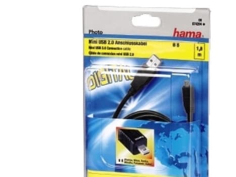 Hama - USB-kabel - USB (hann) til mini-USB Type B (hann) - 1.8 m - svart