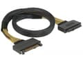 Miniatyrbilde 3 av 5: Delock - SATA-forlengelseskabel - U.2 (SFF-8639) (hann) til U.2 (SFF-8639) (hunn) - 50 cm - svart