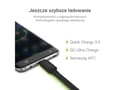 Miniatyrbild 4 av 5: Green Cell - USB-kabel - mikro-USB typ B (hane) till USB (hane) - 25 cm - platt - svart
