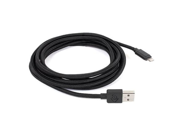 NewerTech - Lightning-kabel - USB hane till Lightning hane - 3 m - kolsvart