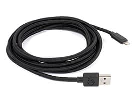 NewerTech - Lightning-kabel - USB hane till Lightning hane - 3 m - kolsvart
