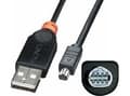 Miniatyrbilde 2 av 2: Lindy USB Digital Camera Cable, 2 m, USB A, Hankjønn/hankjønn, Sort