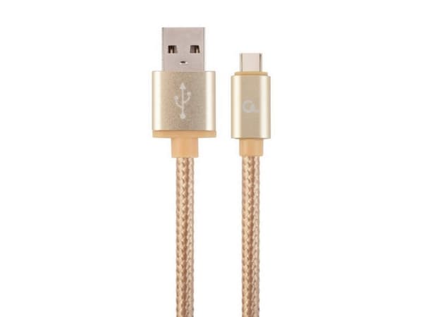 Cablexpert - USB-kabel - mikro-USB typ B (hane) till USB (hane) - USB 2.0 - 1.8 m - guld