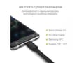 Miniatyrbild 4 av 5: Green Cell GCmatte - USB-kabel - 24 pin USB-C (hane) till USB (hane) - 25 cm - platt - svart