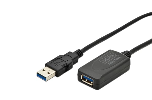 ASSMANN - USB-förlängningskabel - USB typ A (hona) till USB typ A (hane) - USB 3.0 - 5 m - aktiv