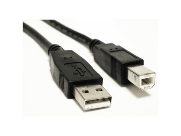 Akyga - USB-kabel - USB (hane) till USB typ B (hane) - USB 2.0 - 5 m - svart