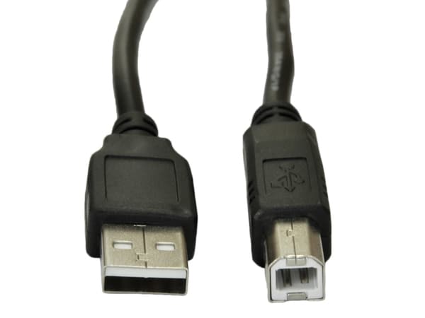 Akyga - USB-kabel - USB (hane) till USB typ B (hane) - USB 2.0 - 5 m - svart