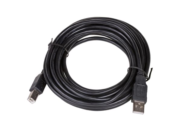 Akyga - USB-kabel - USB (hane) till USB typ B (hane) - USB 2.0 - 5 m - svart