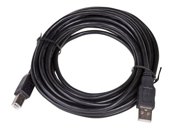 Akyga - USB-kabel - USB (hane) till USB typ B (hane) - USB 2.0 - 5 m - svart