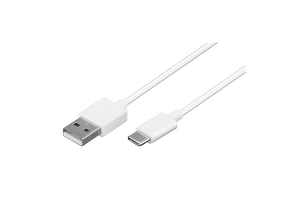 Goobay 45563, 1 m, USB A, USB C, USB 2.0, 480 Mbit/s, Hvit