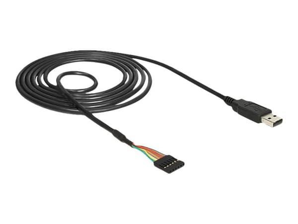 Delock USB TTL Converter - Seriell adapter - USB 2.0 - serie - svart