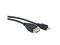 Miniatyrbild 2 av 4: NATEC NKA-0614, 0,15 m, USB A, Micro-USB B, USB 2.0, Hane/Hona, Svart