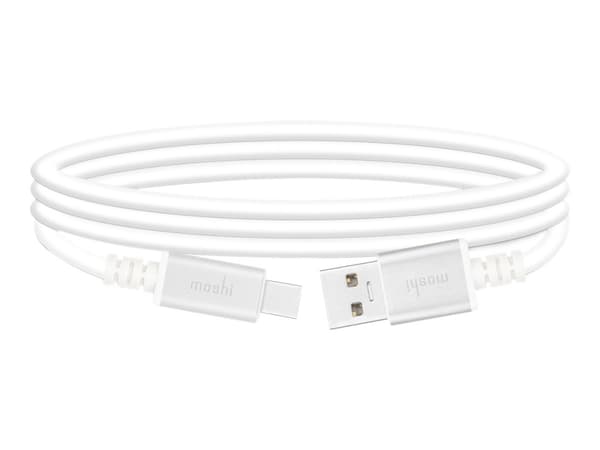 Moshi 99MO084101, 1 m, USB A, USB C, USB 3.2 Gen 2 (3.1 Gen 2), Uros/uros, Valkoinen