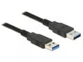 Miniatyrbilde 4 av 5: Delock - USB-kabel - USB-type A (hann) til USB-type A (hann) - USB 3.0 - 5 m - svart