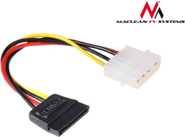 Maclean Molex - SATA, 0,15 m, flerfarget (MCTV-633)