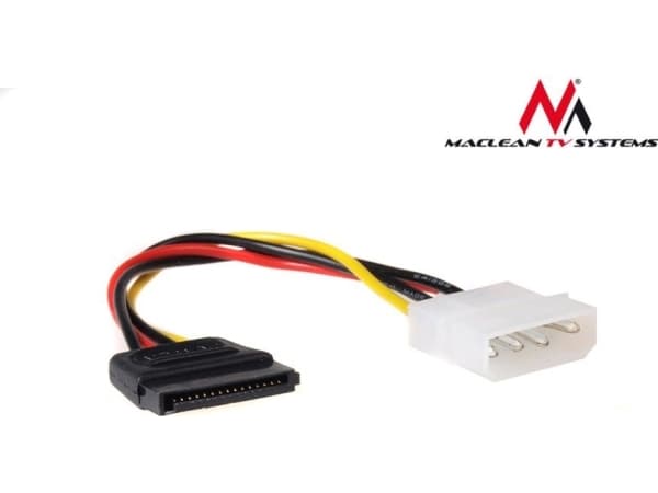 Maclean Molex - SATA, 0,15 m, flerfarget (MCTV-633)