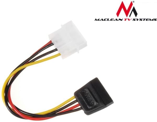 Maclean Molex - SATA, 0,15 m, flerfarget (MCTV-633)