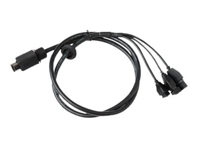 MULTICABLE C I/O AUDIO PWR 1M 5506-201, 1 m, Black