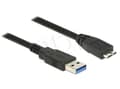 Miniatyrbild 3 av 5: DeLOCK - USB-kabel - USB Typ A (han) till Micro-USB Typ B (han) - USB 3.0 - 50 cm - sort