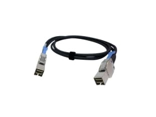 QNAP - SAS ekstern kabel - SAS 12Gbit/s - 36 pin 4x Mini SAS HD (SFF-8644) (hann) til 36 pin 4x Mini SAS HD (SFF-8644) (hann) - 2 m - svart - for QNA