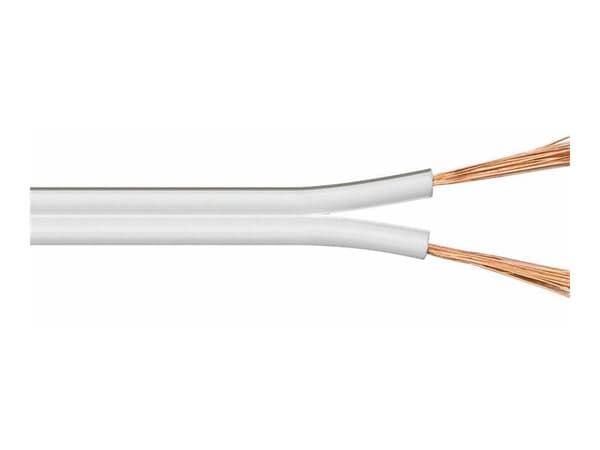 Microconnect AUDSPEAKER2, 25 m, Valkoinen, Kuparipinnoitettu alumiini (CCA), 956 g, 1 kpl, 160 mm