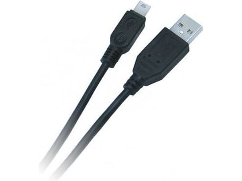 Libox USB-A - miniUSB USB-kabel 3 m Svart (LB0018)