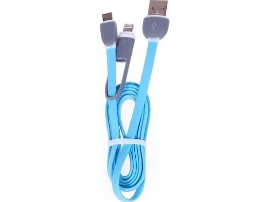 Kabel USB Libox USB-A - Lightning 1 m Niebieski (LB0066N)