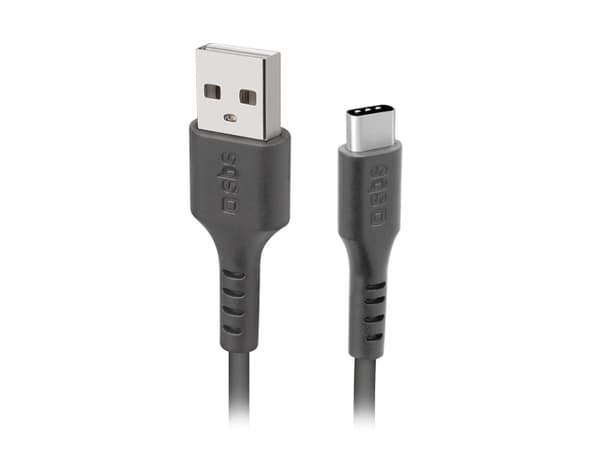 SBS TECABLEMICROC30K, 1,5 m, USB A, USB C, USB 3.2 Gen 1 (3.1 Gen 1), Hane/Hane, Svart