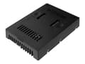 Pikkukuva 1 / 5: Cremax ICY Dock MB882SP-1S-2B - Lagrings mobil rack - 2.5" - 3,5" til 2,5" - SATA 6Gb/s - SATA 6Gb/s - lajittelu