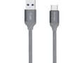 Miniatyrbild 3 av 4: nevox 1480, 2 m, USB A, USB C, USB 3.2 Gen 2 (3.1 Gen 2), Hane/Hane, Grå