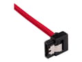 Miniatyrbilde 1 av 5: CORSAIR - SATA-kabel - Serial ATA 150/300/600 - SATA (hann) rett, låst til SATA (hann) høyrevinklet - 60 cm - rød (en pakke 2)