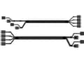Miniatyrbild 3 av 3: Intel - SATA/SAS-kabel - 4i MiniLink SAS (SFF-8611) (hane) rak till 4i MiniLink SAS (SFF-8611) (hane) högervinklad - 87.5 cm (paket om 2)