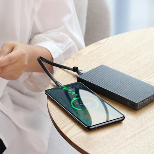 Baseus USB-A - USB-C kabel 0,23 m Svartgrå (6953156293427)