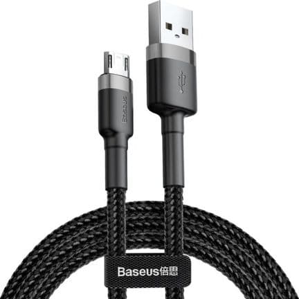 Baseus Cafule, 3 m, USB A, Micro-USB A, USB 2.0, Svart